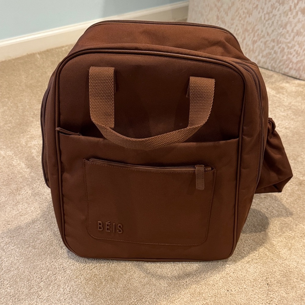 BEIS Maple Expandable Backpack - Casual Travel & Work Bag